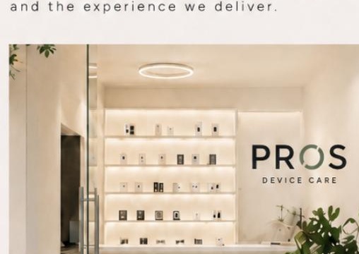 Actual PROS shop interior from the brand book